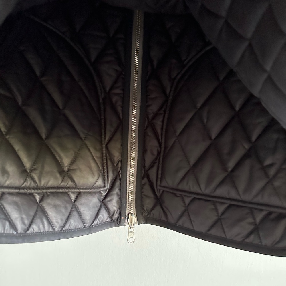Madewell Blue/White Reversible Vest in Stripe Wool/Quilted Size Small EUC - Picture 8 of 15